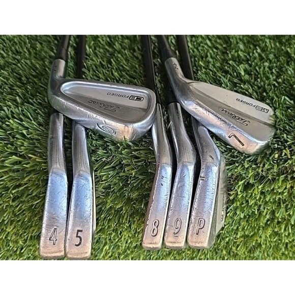 Titleist 712 CB MB Combo Iron Set 4-PW Tour AD 65i Graphite Regular Flex - Picture 1 of 16